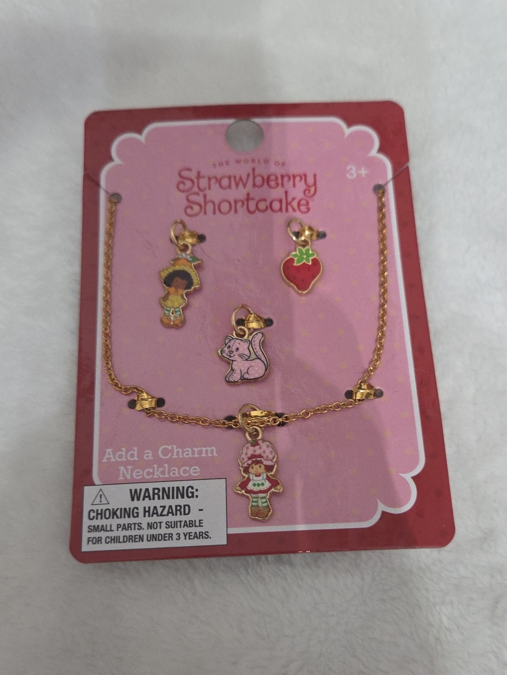 Strawberry Shortcake Charm Necklace